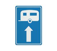 Caravan Parking Image - Straight Arrow Sign 12 X 8 Inches Aluminum Metal Warning Signage With Symbol For Indoor Outdoor Use