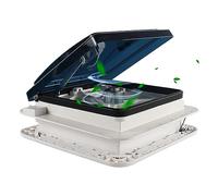 Caravan Roof Vent Fan 28cm with LED Light - RV Air Vent Ventilation,Automatic Exhaust Fan Reverse fan for RV Motorhome