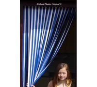 Caravan/RV Door Curtain,Bug Blind,Fly Blind,Strip Blind-BLUE & WHITE