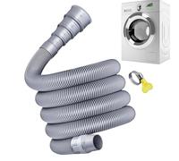 Caravan Sewer Pipe, RV Sewage Hose, Caravan Waste Water Pipe Kit with Adjustable Adapter & Clamp, RV Wastewater Hose Kit Fit for Holiday Parks, Camping & Motorhome Use