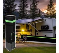 Caravan Skirt Mobile Home Rv Camper Skirting, All-Season Available Travel Wheel Skir Protection Fence, Underbelly Stainless Steel Mesh Anti-Mouse Barrier(L 10m/32.8ft)