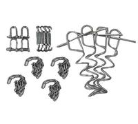 Caravan Storm Tie Down Kit with Screw Picket Anchors (Soft Ground Chain Tether Stake)