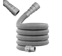 Caravan Waste Pipe with Adjustable Adapter, RV Wastewater Hose Kit Foldable Flexible Waste Water Pipes for Motorhomes, Trailers, Caravans for 28mm-42mm Diameter Hose