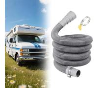 Caravan Waste Water Pipe | 2/4/6/10 M Heavy Duty Flexible Leakproof RV Hose | RV Wastewater Hose Kit | Flexible Drain Pipe for Motorhome, Campers, Trailer, Caravan Accessories