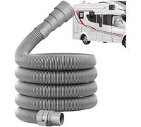 Caravan Waste Water Pipe, 2/4/6/10 M Waste Hose, Adjustable Foldable Flexible Drain Pipe, Caravan Accessories for Travel, Camping, Fits 28mm-42mm Hose System