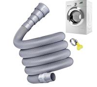 Caravan Waste Water Pipe Kit, 3/4/5m Caravan Waste Pipe With Adjustable Adapter,Leakproof Foldable Flexible Drain Pipes For Motorhome Caravans RV Campers Trailer, Motorhome Accessories, Fits 28mm-42mm