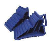CARAVAN WHEEL CHOCK PAIR - DARK BLUE