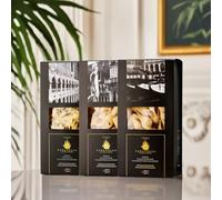 CARAVELLA FINE FOOD Bundle x3 Italian Pasta Trio - Conchiglioni-Shells, Paccheri, Fusilli 500 gr -Artisan Bronze-drawn Rough texture Versatile Perfect Al-Dente cooking - Elegant Venice gift pack