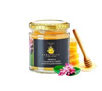 Caravella Fine Food French Honeysuckle Honey 250g | Italian Creamy Delicate Floral Aroma | Raw Unpasteurized Energy-Boosting | Ideal for Breakfast Cheese plate Desserts Fruit Teas Smoothies Pancakes