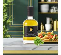 Caravella Fine Food Mediterranean Herbs Extra Virgin Olive Oil 250 ml - Italian Cold-pressed Herbal flavor Versatile Cooking Drizzling- for Grilled Chicken Salmon Pumpkin Soup - Elegant Gift