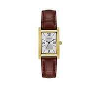 Caravelle by Bulova Ladies' Dress 3-Hand Quartz Watch, Rectangle Case, Roman Numeral