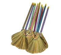 Caravelle Choi Bong Co Vietnam Hand Made Straw Soft Broom with Colored Handle 12 Head Width, 40 Overall Length -1pc by Caravelle