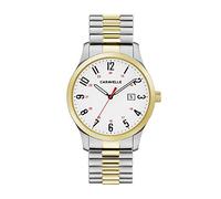 Caravelle Designed by Bulova Men's Analog Quartz Watch with Stainless-Steel Strap 45B147