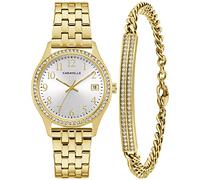 Caravelle Designed by Bulova Women Analog Quartz Watch with Stainless Steel Strap 44X101