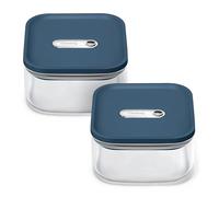 Caraway 1 qt Glass Airtight Food Storage Containers with Lids