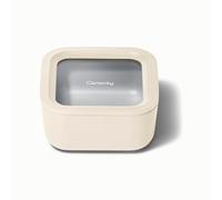 Caraway Glass Food Storage, 4.4 Cup Container - Ceramic Coated, Non-Toxic, Non-Stick Lunch Box With Lids - Easy to Store, Dishwasher, Oven & Microwave Safe