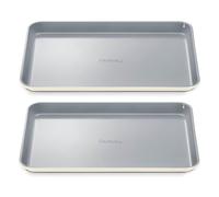 Caraway Non-Stick Ceramic Medium Baking Sheet - Naturally Slick Ceramic Coating - Non-Toxic, PTFE & PFOA Free - Perfect for Baking, Roasting, and More - Medium (15" x 10") - Cream