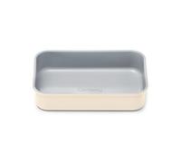 Caraway Nonstick 9” x 6.5” Small Rectangle Baking Pan - Non-Toxic, PTFE & PFOA Free - Aluminized Steel Core - Deep Ceramic Baking Pan for Casseroles, Lasagna & More - Cream