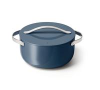 Caraway Nonstick Ceramic Dutch Oven Pot with Lid (6.5 qt, 10.5") - Non Toxic, PTFE & PFOA Free - Oven Safe & Compatible with All Stovetops (Gas, Electric & Induction) - Navy