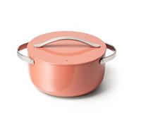 Caraway Nonstick Ceramic Dutch Oven Pot with Lid (6.5 qt, 10.5") - Non Toxic, PTFE & PFOA Free - Oven Safe & Compatible with All Stovetops (Gas, Electric & Induction) - Perracotta