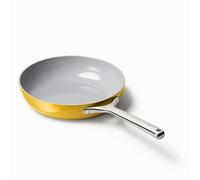 Caraway Nonstick Ceramic Frying Pan (2.7 qt, 10.5") - Non Toxic, PTFE & PFOA Free - Oven Safe & Compatible with All Stovetops (Gas, Electric & Induction) - Marigold