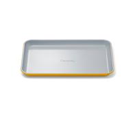 Caraway Nonstick Ceramic Small Baking Sheet (9x13”) - Non-Toxic, PTFE & PFOA Free - Oven Safe - Aluminized Steel Core - Mini Sheet Pan for Baking, Roasting & More - Marigold