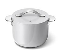 Caraway Petite Cooker - 2 Qt Ceramic Coated Pot - Free From Forever Chemicals - Perfect for Rice, Grains, or Sauces - Gray