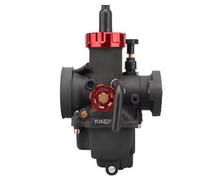 Carb Carburetor For 50cc To 350cc 2T 4T Engine PE Flange Motorcycle Carburetors For GY6 Atv Pitbike Carburettor Kit(PE 26mm Black)