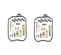 Carb FOR V-STAR DRAGSTAR XVS650 XVS 650 Motorcycle Carb Float Diaphragm Aircut Throttle Screw Set Parts Carburetor Repair Kit Carburettor Kit(B)