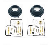 Carb Gasket Repair Kit Motorcycle Carburetor Repair Kit Floating Needle Valve Seat Washer Parts Diaphragm For XL600V Transalp 1987-2000(Color2)