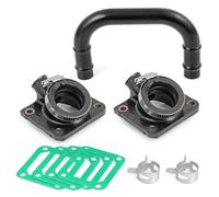 Carb Inlet Boot Joint Replacement Carburetor Intake Manifold Boot Crossover Tube Kit For For Banshee 350 YFZ350 1987-2006 YFZ Interface Adapter Boots