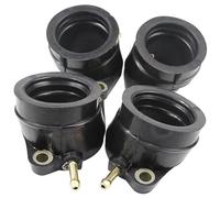 Carb Inlet Boot Joint Replacement Motorcycle Carburetor Interface Adapter For FZS600 For Fazer 600 FZS 1998-2003 Carb Intake Manifold Pipe 5DM-13596-01 4 Pcs Boots