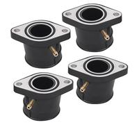 Carb Intake Boot 4Pcs Carburetor Intake Manifold Interface Adapter For XJR400 XJR 400 1993-1994 Carb Boot Replacement Parts Carburetor Manifold Connector