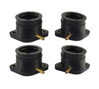 Carb Intake Boot 4Pcs Carburetor Interface Adapter Carb Intake Manifold For XJR1200 XJR1200SP 1994-1998 Oil Resistant Replacement Kit Carburetor Manifold Connector