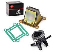 Carb Intake manifold boot and Reed Valve & Gasket For KAWASAKI KX80 KX100 1991-2000