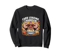 Carb Loading Champion Turkey Funny Thanksgiving Dinner Sweatshirt