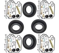 Carb Maintenance set Motorcycle Carburetor Repair Kit For FZR600R 1989-1999 Seal Gaskets Vacuum Diaphragms Replacement(Color2)