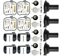 Carb Parts Motorcycle Carburetor Repair Kit For XVZ 1300 XVZ1300A XVZ13LT XVZ13A XVZ1300 Float Plunger Diaphragm Carburetor Rebuild Repair Kit(Color 1)