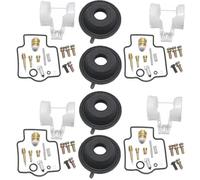 Carb rebuild Motorcycle Carb Rebuild Kit For Kawasaki ZZR1200 2002-2005 ZZR 1200 Carburetor Repair Diaphragm Float Parts Carburetor Repair Replacement Kit(SET 1)
