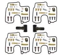 Carb rebuild Motorcycle Carburetor Repair Kit For ROYALSTAR VENTURE XVZ13TF 5JC 1999-2001 Float Diaphragm Needle Jet Parts Carburetor Repair Replacement Kit(SET 8)