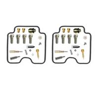 Carb Repair Kit Compatible With Suzuki For GS500 2001-2011 Motorcycle Carburetor Fuel Float Plunger Diaphragm Vacuum Rebuild Kit(A)