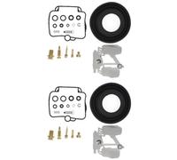 Carb Repair Kits Motorcycle Carburetor Repair Kit Diaphragm Float Compatible With Suzuki For GS500E 1990-2000 Carburettor Rebuild Carb(A Style)