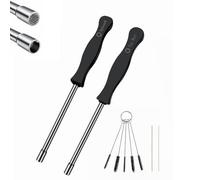 Carb Tool 21 Teeth Spline 530035560 & Pac Man 308535003 Carburetor Adjusting for Husqvarna Poulan Ryobi Homelite Echo Weed Eater String Trimmer Chainsaw Leaf Blower 2 Cycle Engine Screwdriver