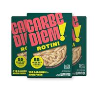 CARBE DIEM! Rotini | 3x 12oz Bags | Lower Net Carb Pasta with a Traditional Flavor & Texture | Pasta Re-Imagined for Healthy Lifestyles | Reduced Calorie Food | Rotini Pasta | Lower Calorie Pasta