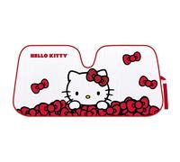 Carbella Hello Kitty Car Windshield Sun Shade, Official Sanrio Sun Shade for Car Window, Cute Car Sun Shade for Windshield, Hello Kitty Car Accessories for Women (Red Bow Dreams)