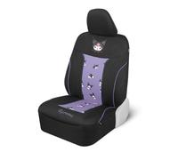 Carbella Hello Kitty Kuromi Car Seat Cover - Cute Black and Purple Front Seat Cover with Lavender Accents, Durable and Comfortable Polyester, Car Accessories Hello Kitty Accessories 1pc