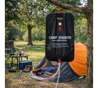 Carbeth Plants 20L Solar Camping Shower - 5 Gallon Portable Sun Heated Shower Bag With Hose & Head For Camping, Beach & Festivals