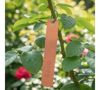 Carbeth Plants Copper Plant Label Set 5 Pack - Reusable Metal Garden Markers with Copper Ties - Natural Slug Repellent - Decorative & Durable Name Tags for Seeds, Shrubs & Vegetables