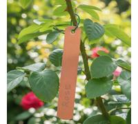 Carbeth Plants Copper Plant Label Set 5 Pack - Reusable Metal Garden Markers With Copper Ties - Natural Slug Repellent