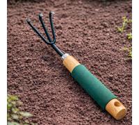 Carbeth Plants Cushion Grip Hand Rake - Ergonomic Soft Handle & Durable Steel Head - Ideal For Planting & Weeding